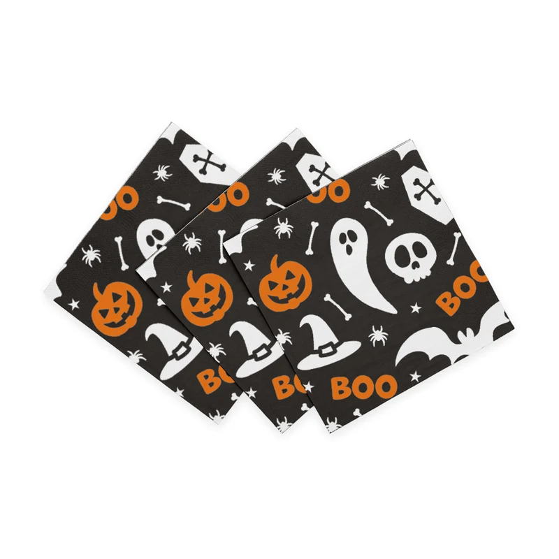Halloween Servietten Boo 33cm 20Stück