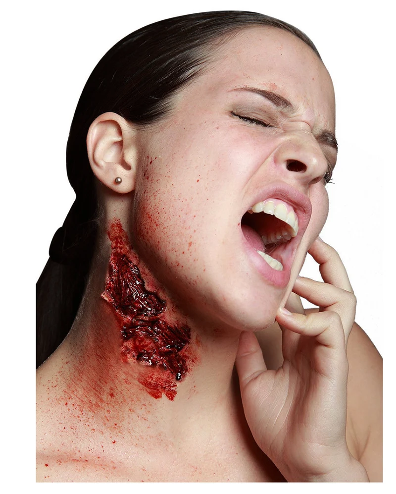 Zombie Attack Latexwunde