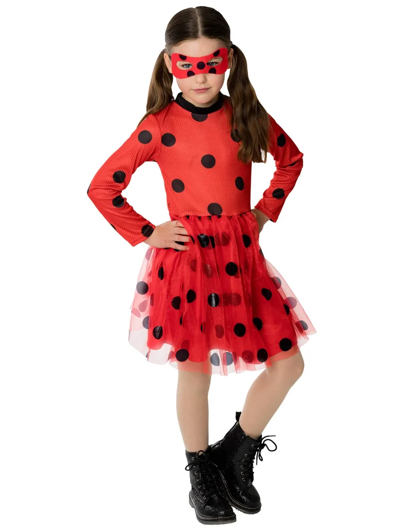 Kostüm Kleid mit Unterrock Ladybug Miraculous™ Kinder