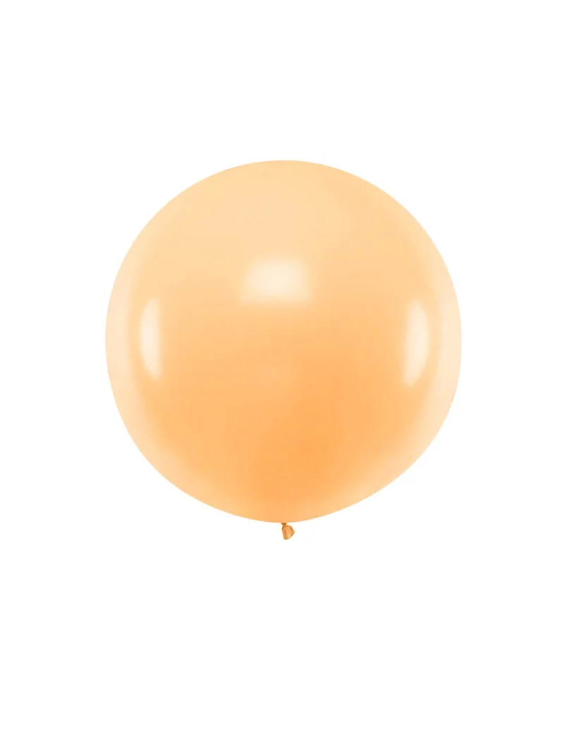 Übergroßer Ballon aus Latex Party-Zubehör orangefarben 1 m