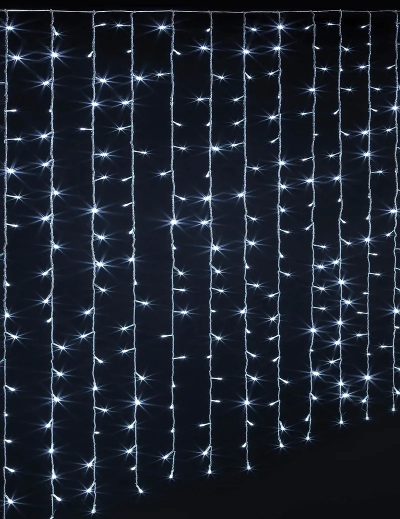 Leuchtender Außenvorhang 200 LED 150 x 90 cm