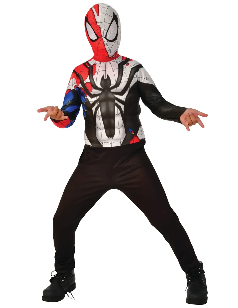 Venom-Spiderman™-Kostüm für Kinder Marvel™-Lizenz bunt