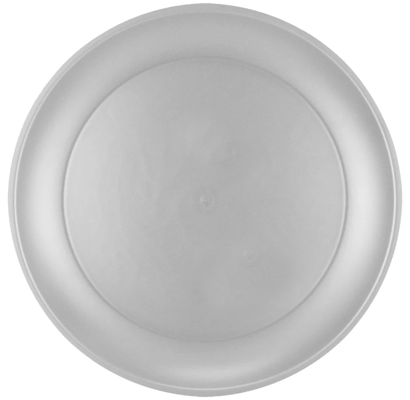 Silberne Teller Metallisch 21cm 4Stück