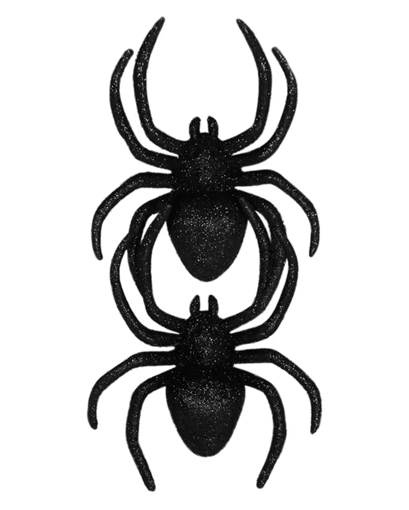 2 Schwarze Spinnen