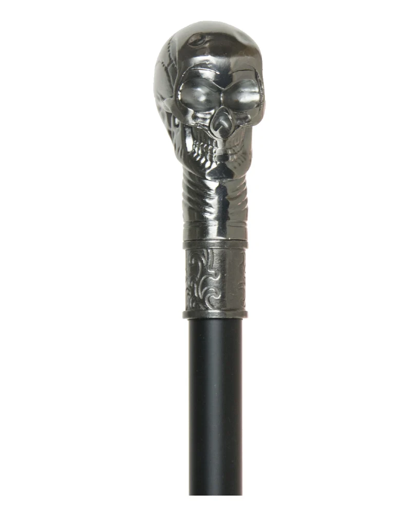 Totenkopf Spazierstock