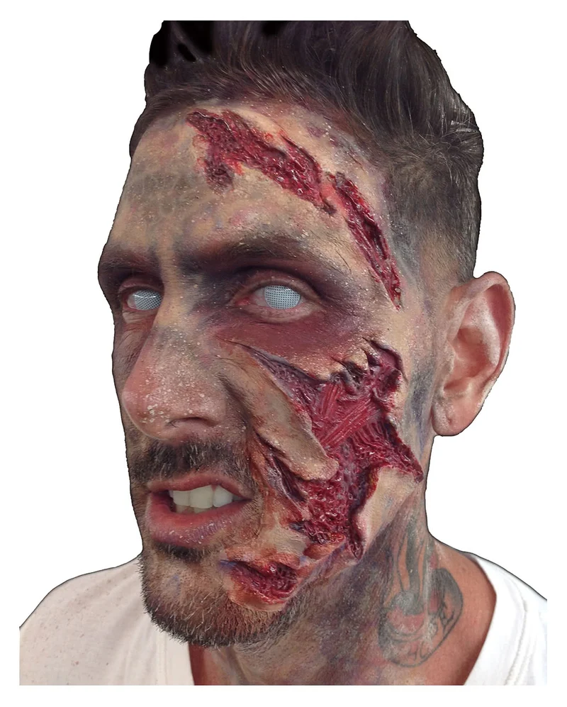 Trauma Face Foamlatex Applikation