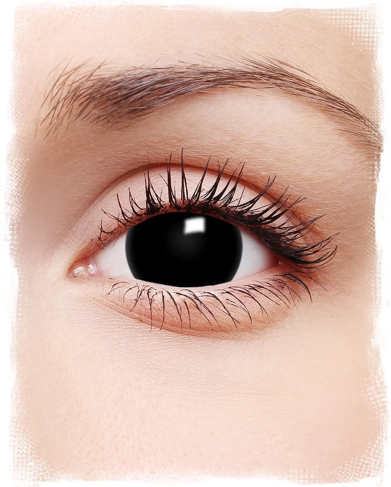 Schwarze Mini-Sclera Kontaktlinsen