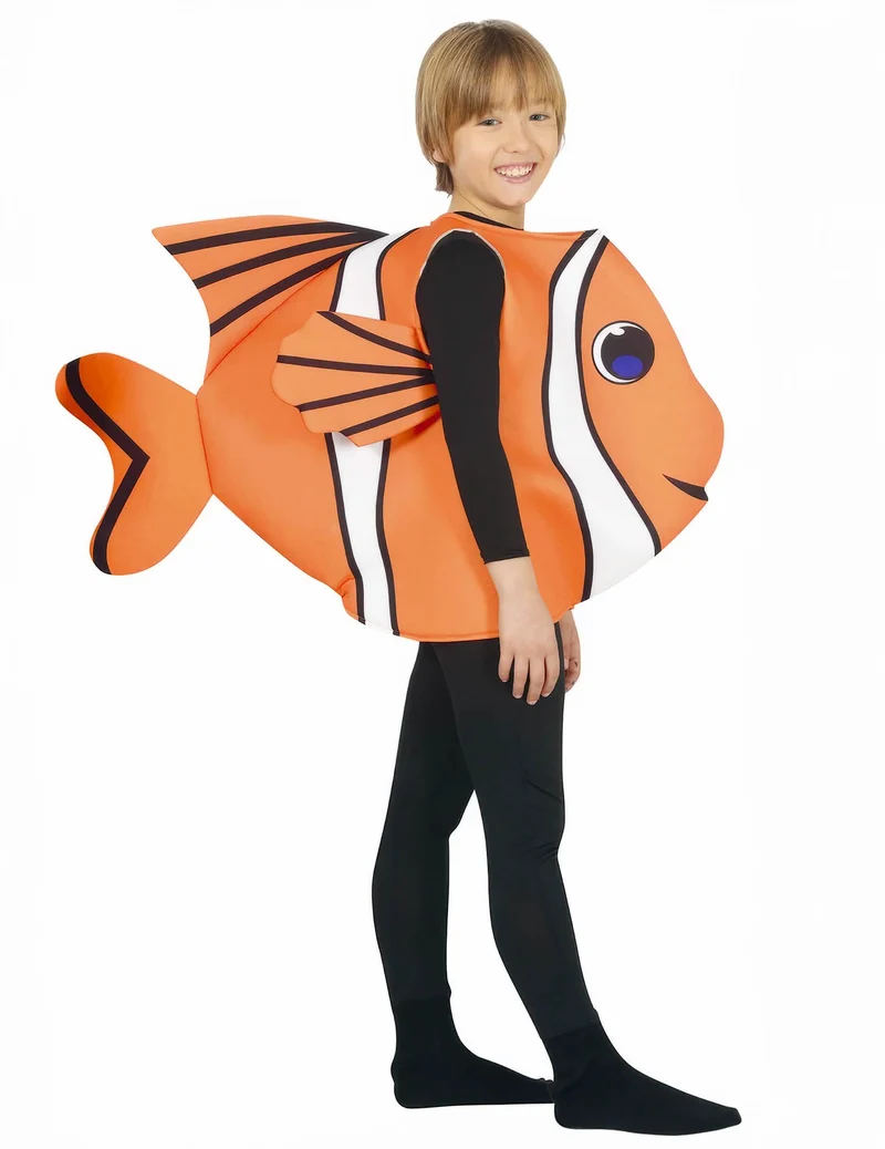Fisch-Kostüm Kinderkostüm Einteiler bunt