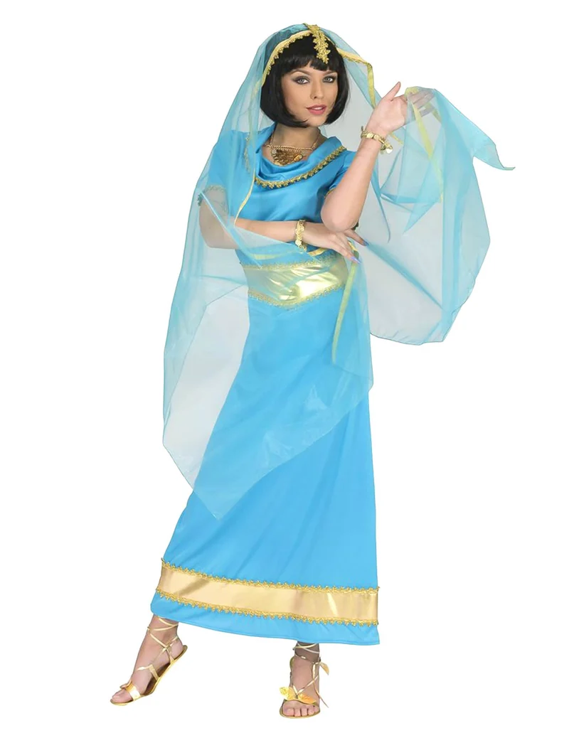 Orientalische Prinzessin Damenkostüm blau