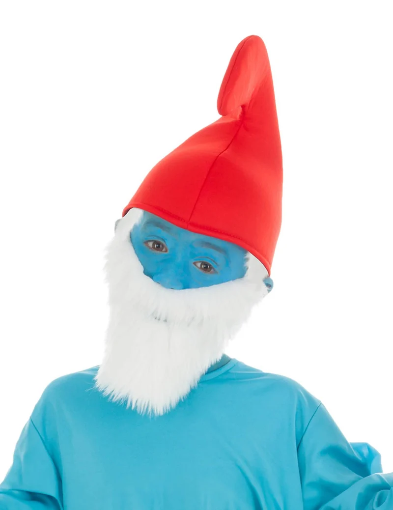 Die Schlümpfe™-Papa Schlumpf Mütze für Kinder rot