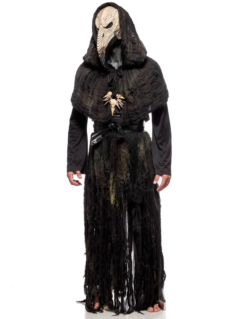 Pestarztkostüm mit Maske