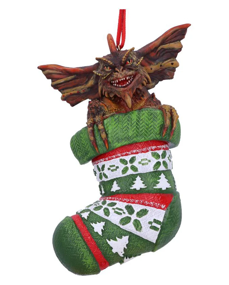 Gremlins im Weihnachtsstrumpf Christbaumkugel