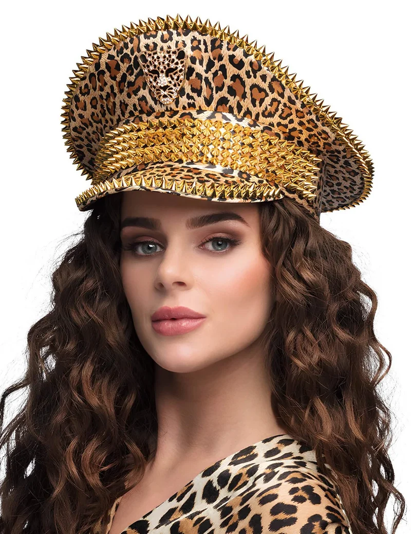 Leopard-Cap für Erwachsene