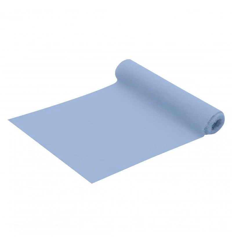 Blauer Tischläufer Pastell 5m