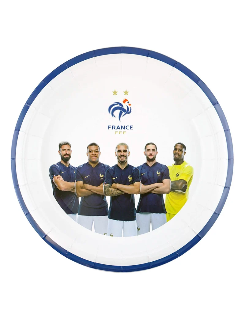 6 runde FFF™-Teller 23 cm