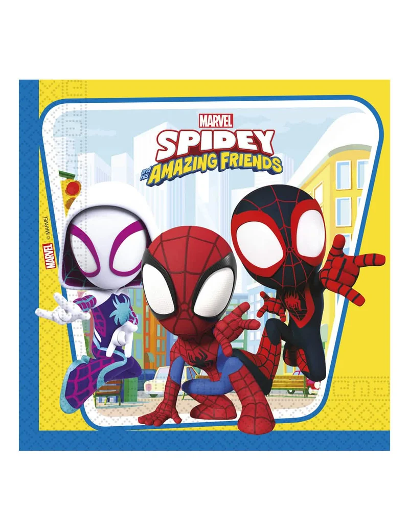 20 Spidey and Friends™ Papierservietten