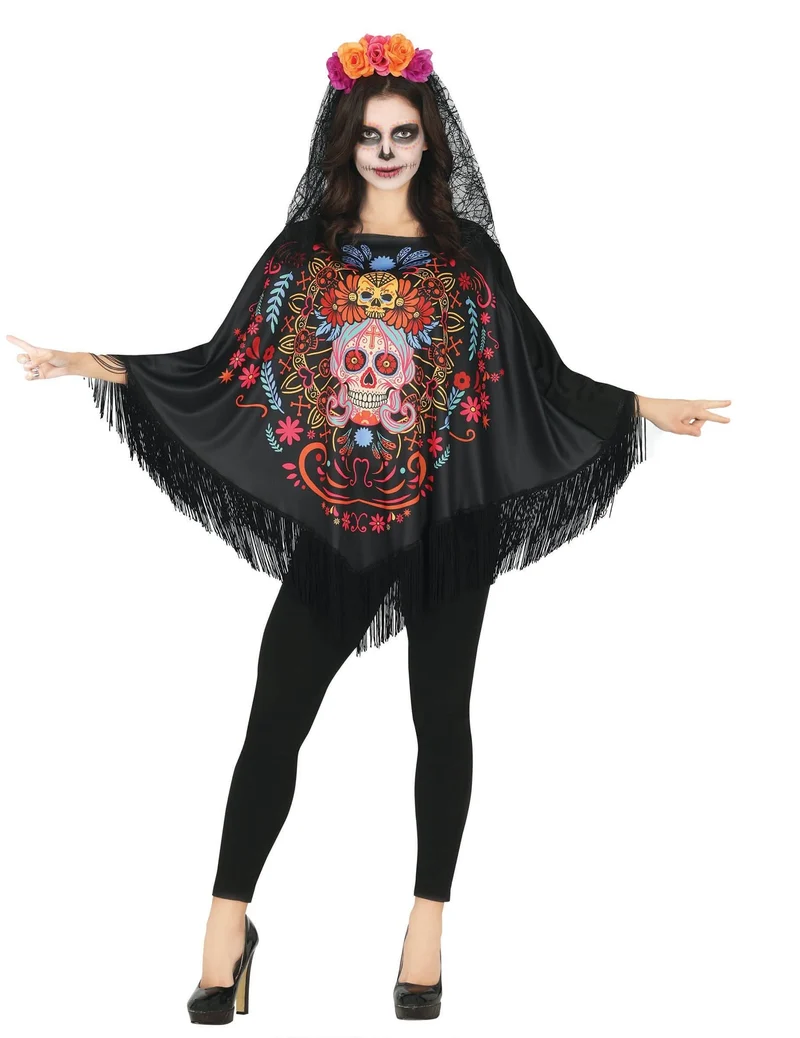 Poncho für den Tag der Toten