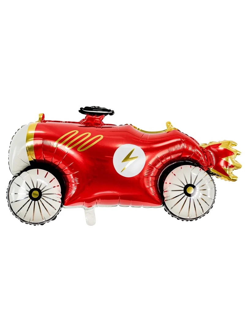 Rotes Rennauto Folienballon 111 x 63 cm