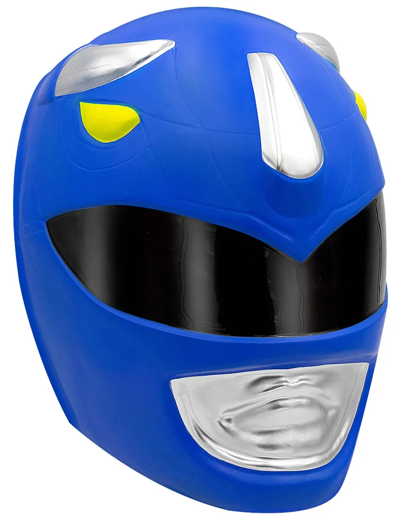 Maske Power Rangers™ für Erwachsene blau