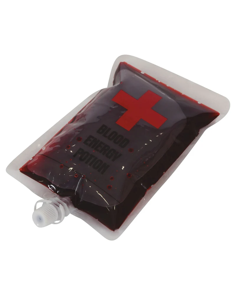 Filmblut im Transfusionsbeutel