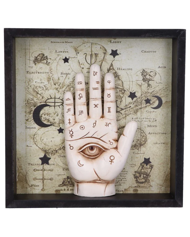 Chiromancy Wahrsage-Hand Wandbild 20cm