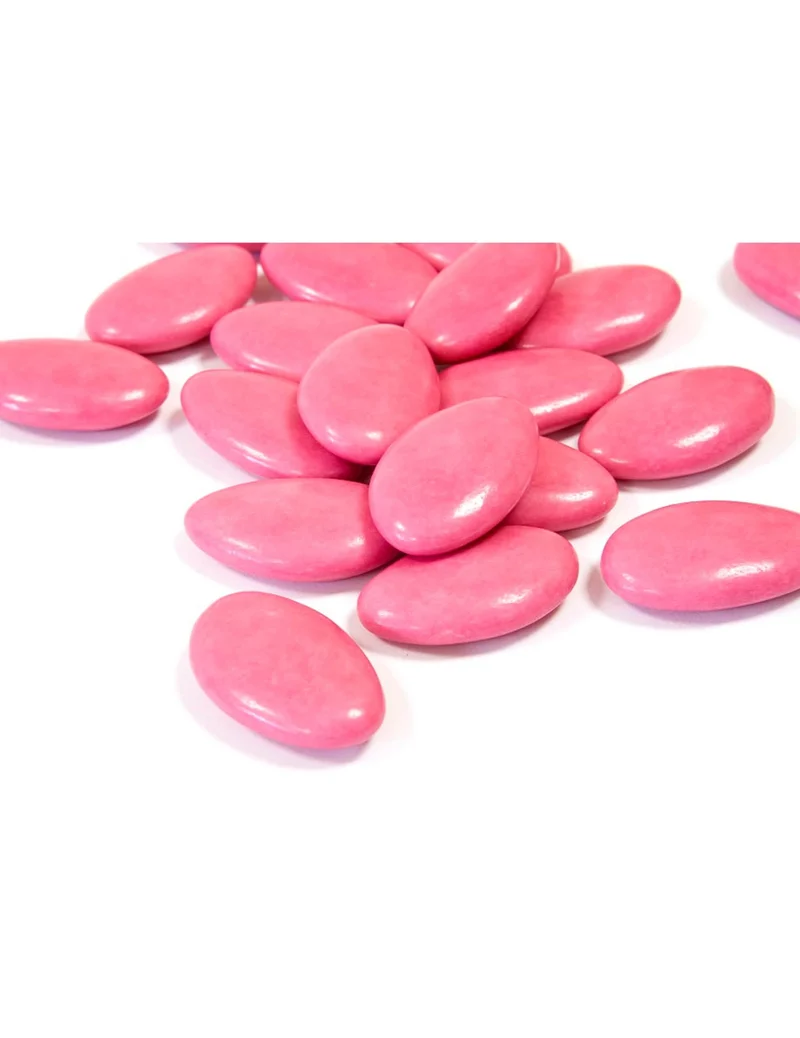 Fuchsia Schokolinsen 500g für Kommunion