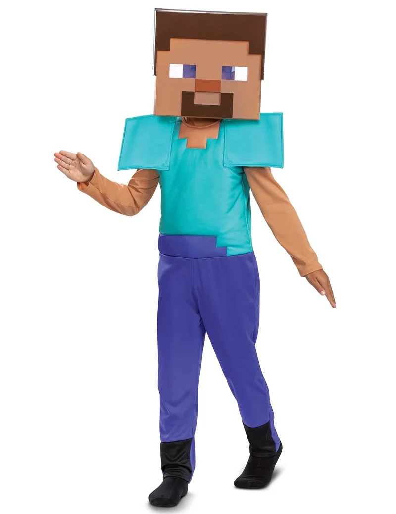 Minecraft™ Kostüm Steve für Kinder