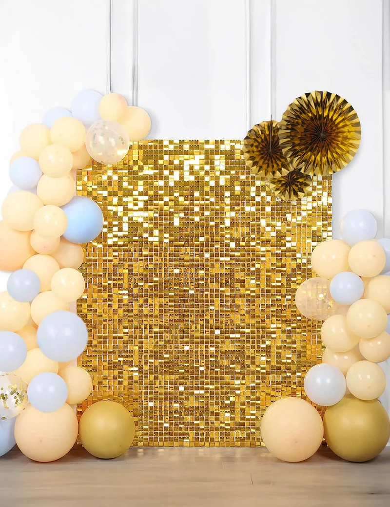 Goldenes Wandpanel 30 x 30 cm