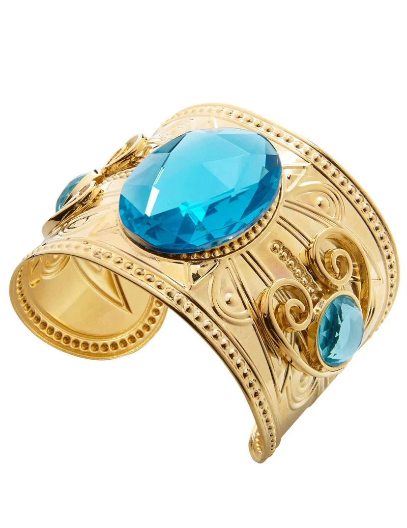 Antikes Ägyptisches Armband Kostüm-Accessoire blau-goldfarben