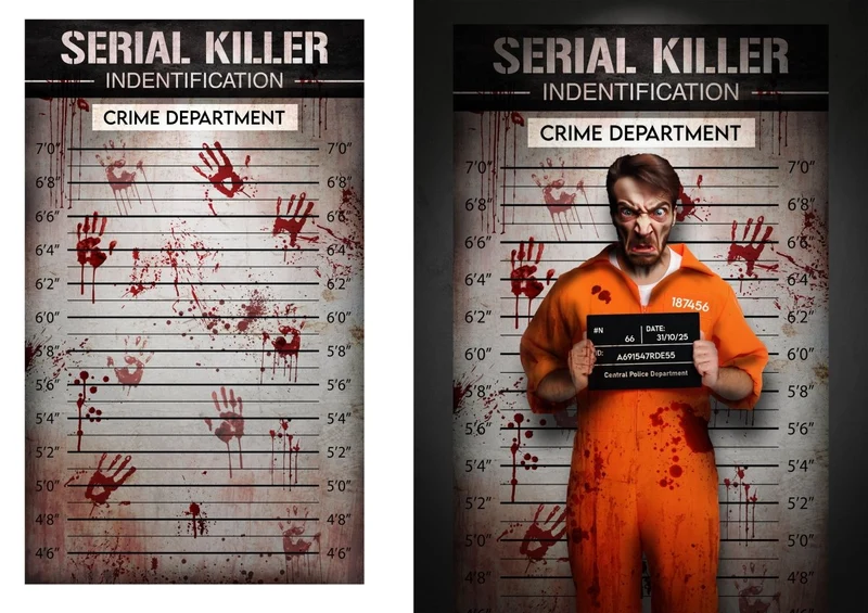 Halloween Türposter Serienmörder 2m