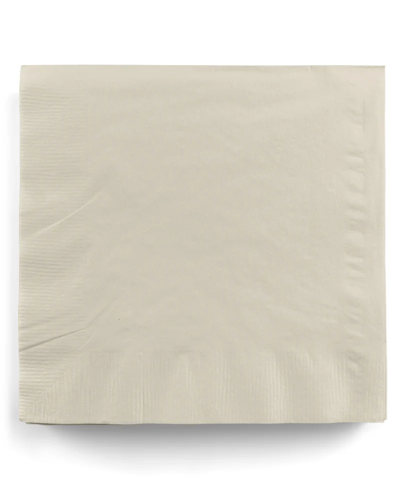 Cremefarbene Servietten 20 St.