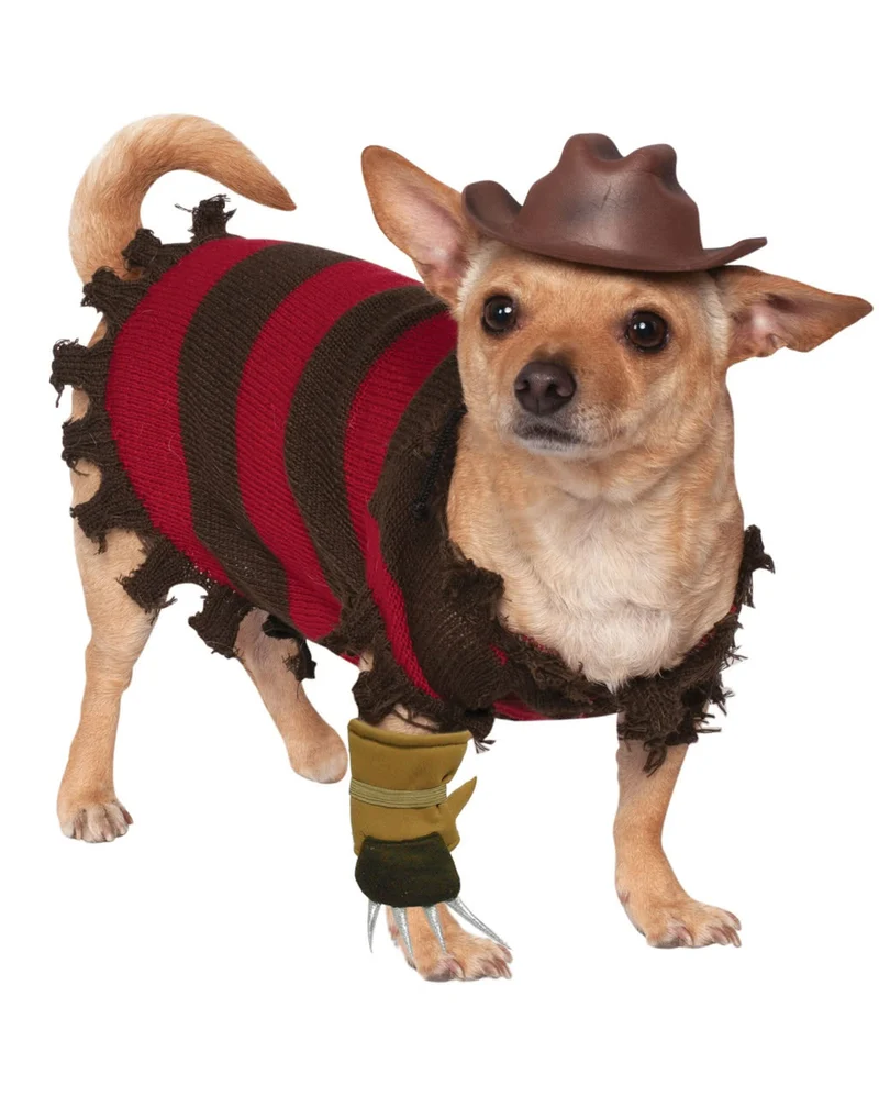 Freddy Krueger Hundekostüm