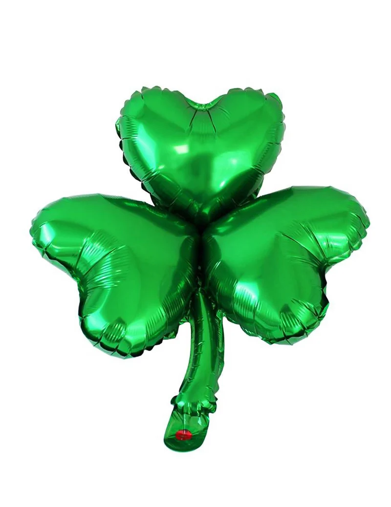 Kleeblatt-Metallic-Ballon St. Patrick's Day 40 cm