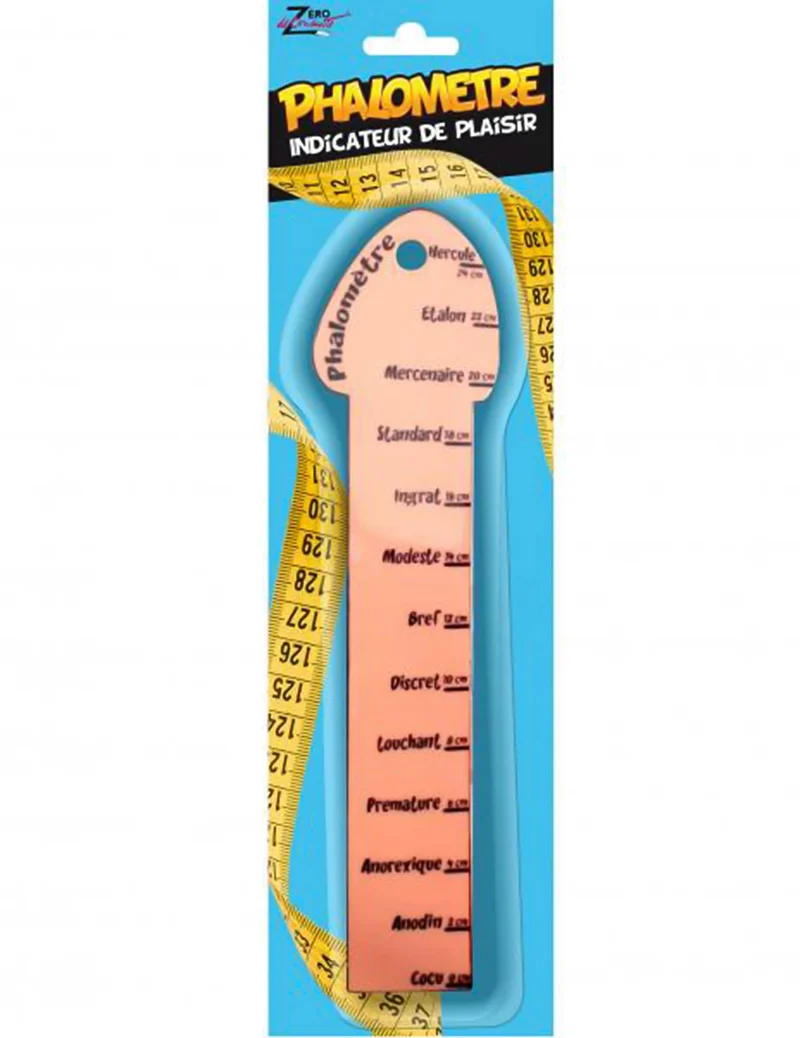 Lustiges Phallometer-Lineal