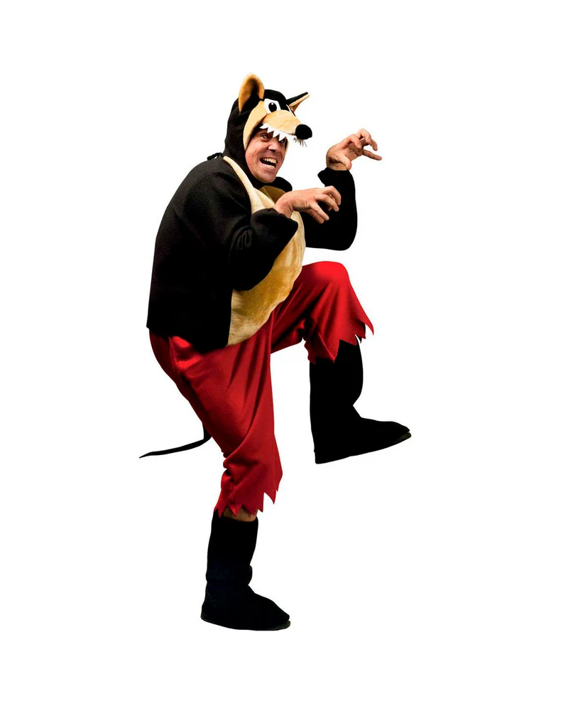 Großer Böser Wolf Overall Kostüm