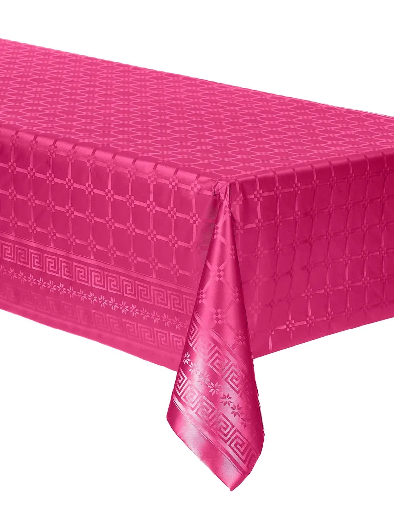 Tischdecke auf Rolle, Damastpapier Fuchsia-Rosa 1.2 x 6 m