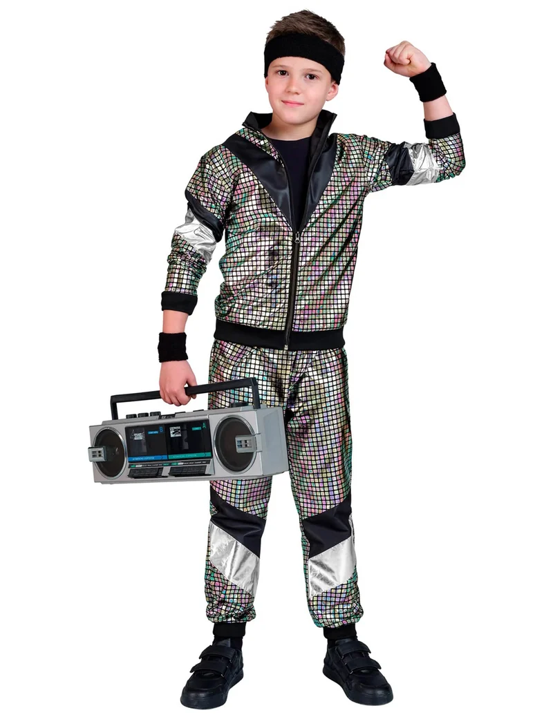 Disco Jogginganzug Kostüm, Kinder