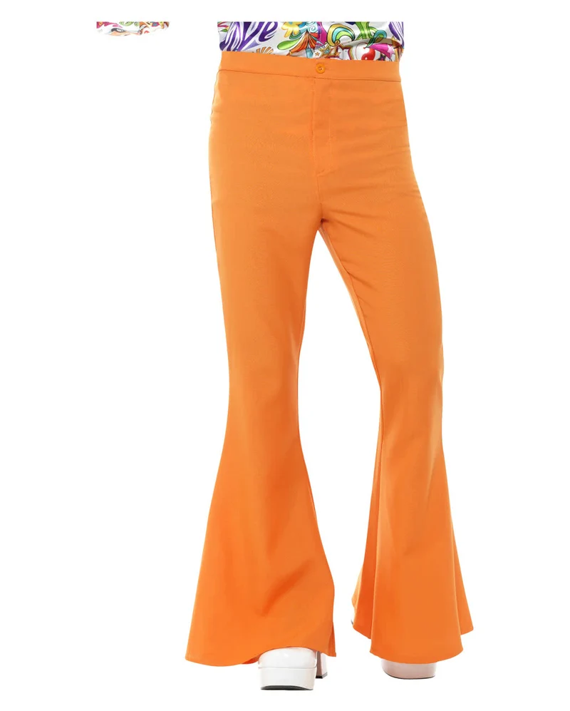 Orange Herren Schlaghose