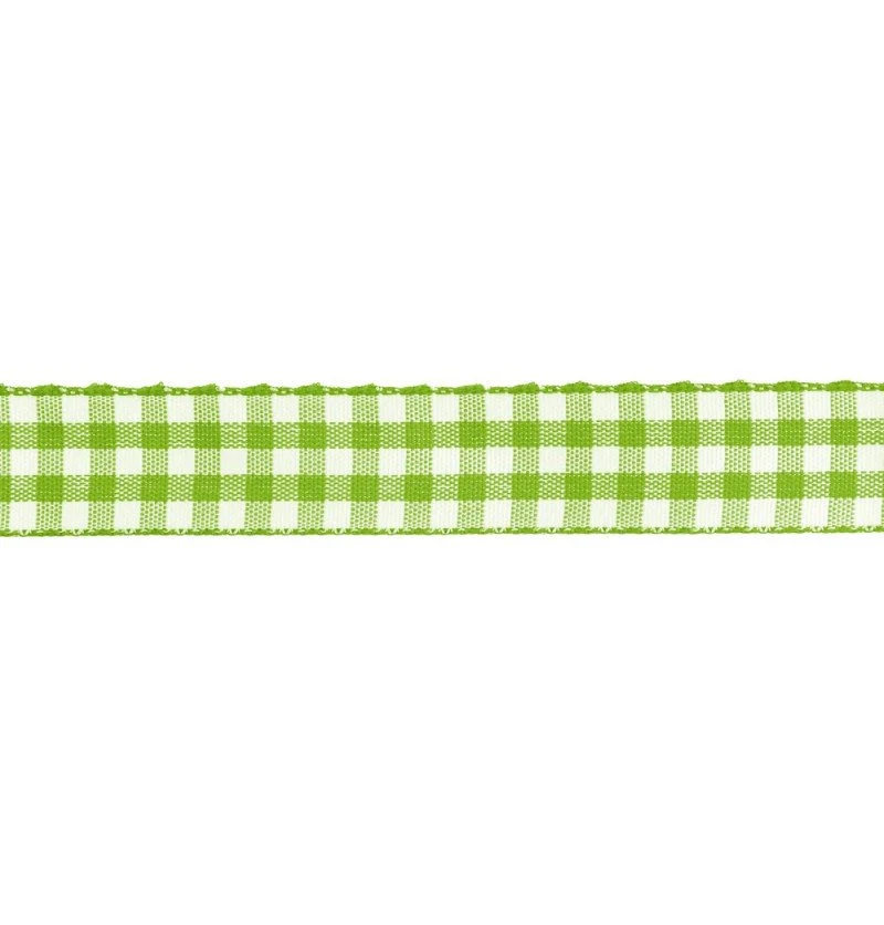 Weißes grünes Band 1.5Cm 2m