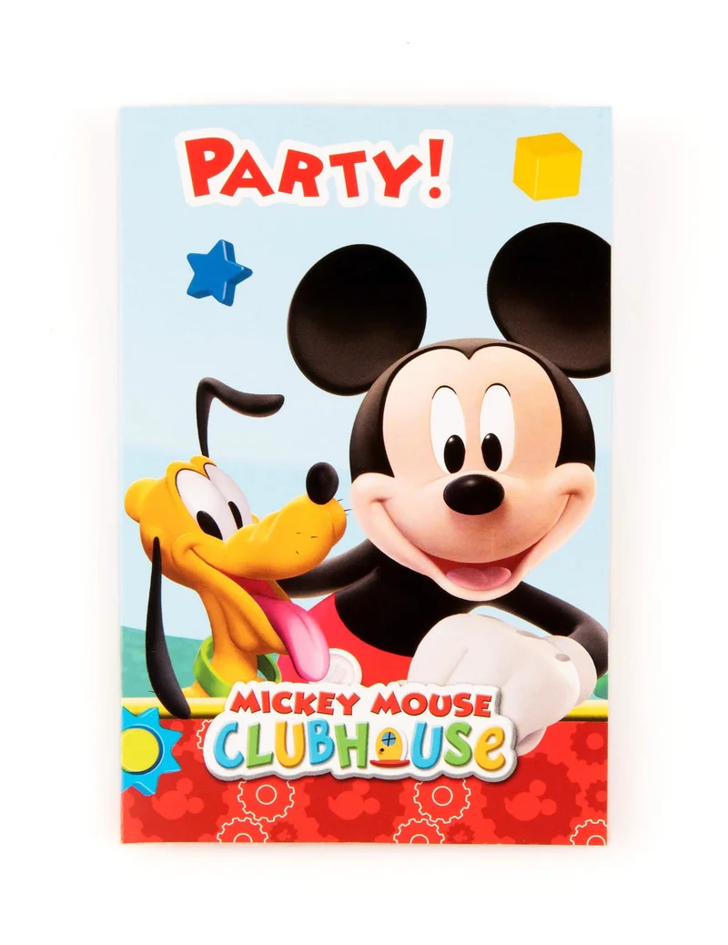 6 Micky Maus™ Einladungskarten
