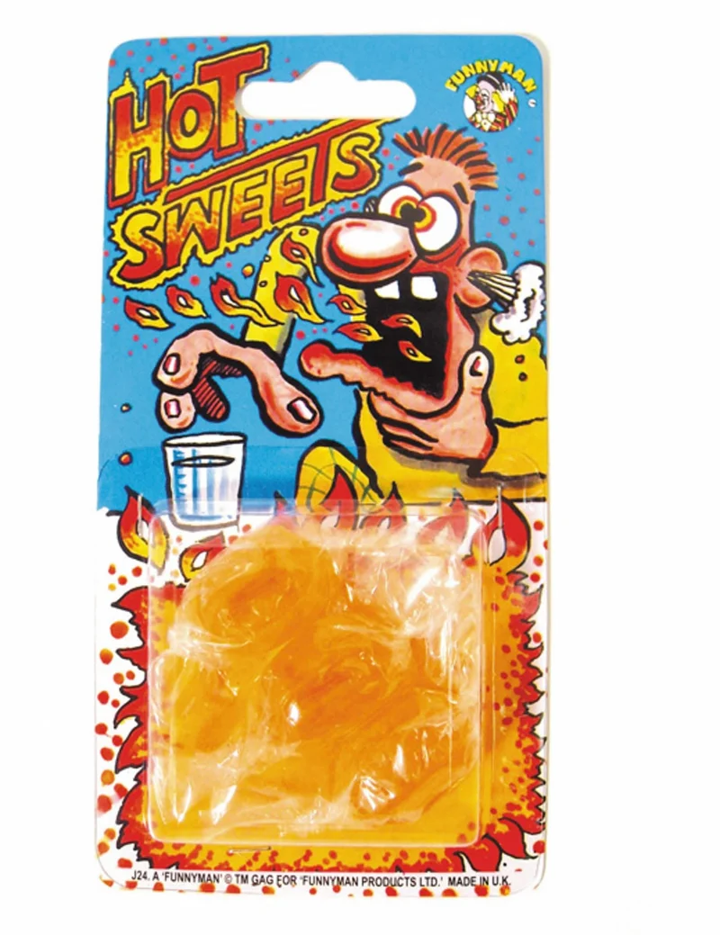 3 scharfe Bonbons Scherzartikel bunt 40,8 g