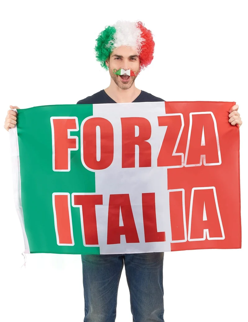 Italienische Flagge für Fans