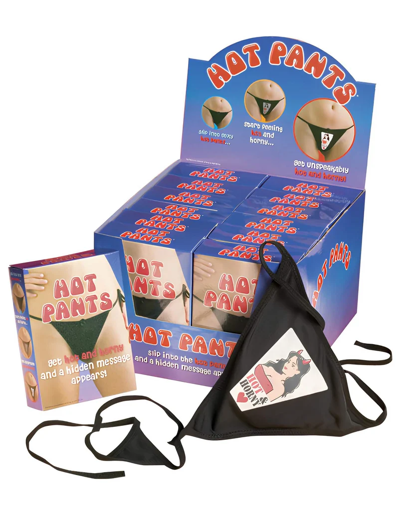 Sexy schwarzer Tanga Überraschungsbild