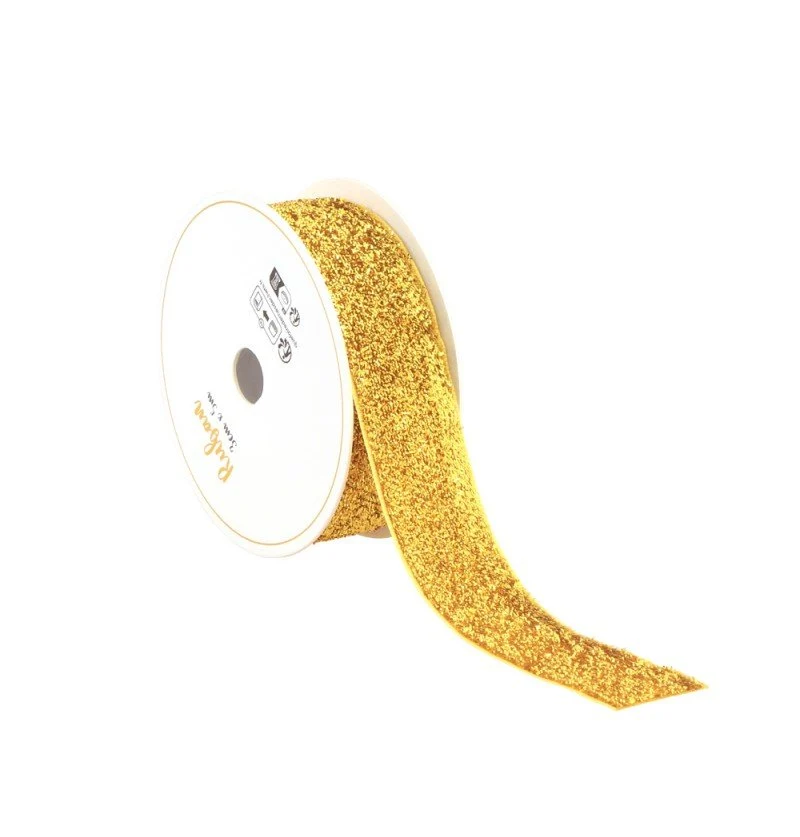 Goldband Glitzer 25Mm 3m