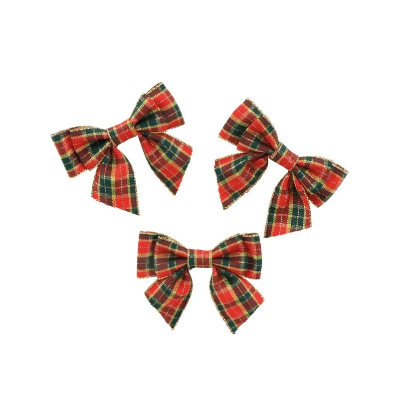 Schottland Schleife 6,5cm 3Stück