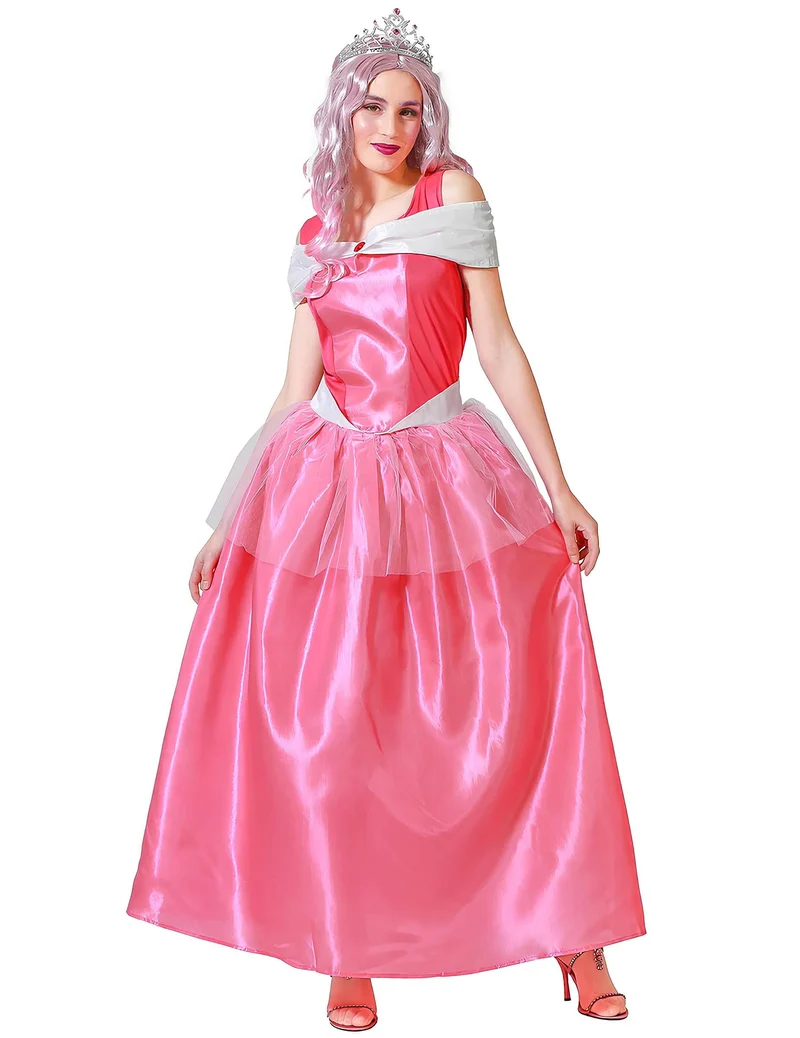 Hübsche Prinzessin Damenkostüm Märchen rosa-weiss