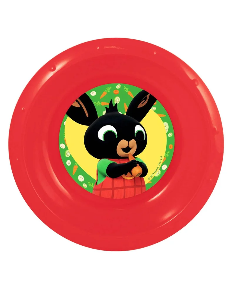 Kleiner Bing™-Teller aus Kunststoff 16 cm rot