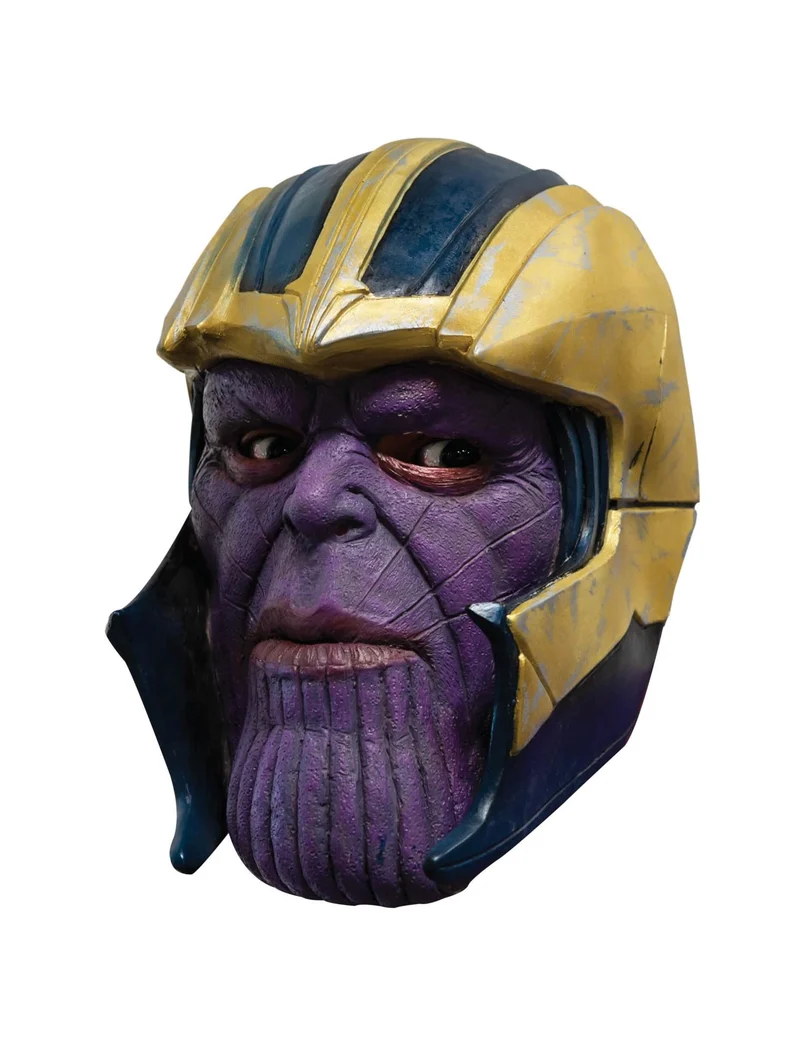 Offizielle Thanos™-Maske für Erwachsene Avengers™ violett-goldfarben-blau