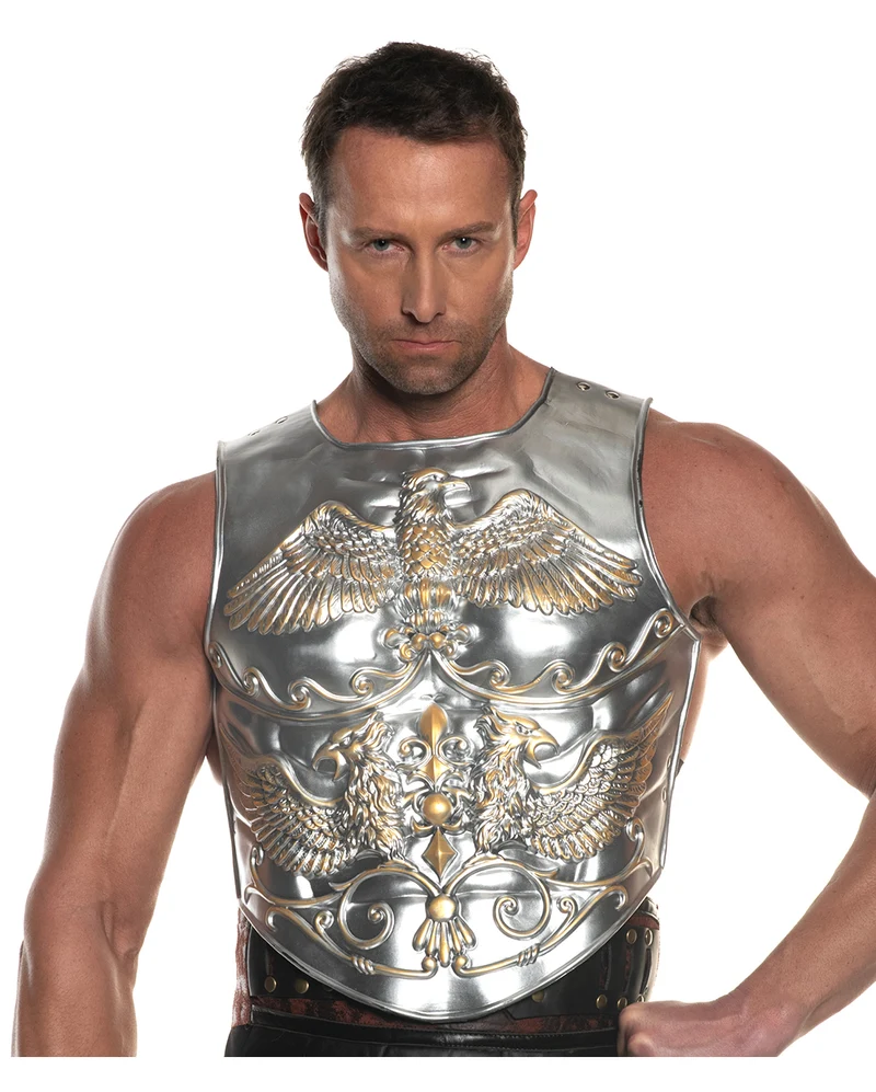 Gladiator Brustplatte Silber