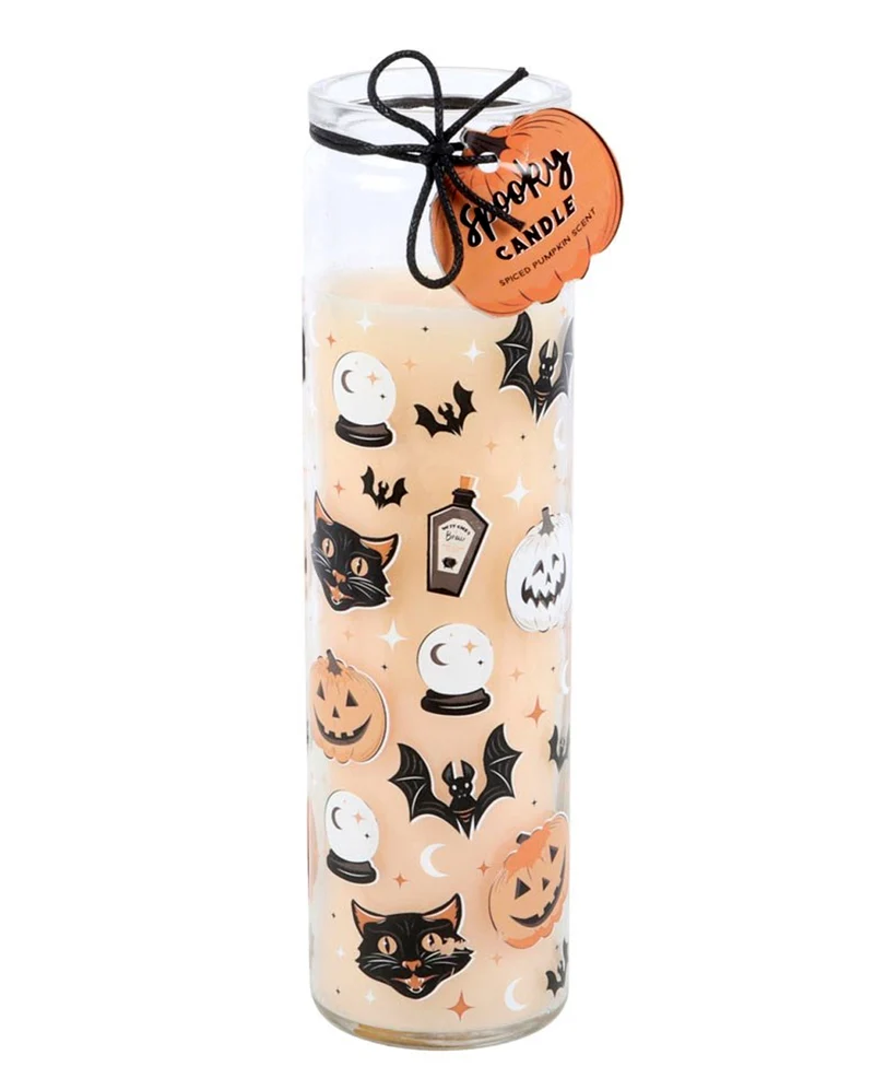 Duftkerze „Spiced Pumpkin“ im Glaszylinder
